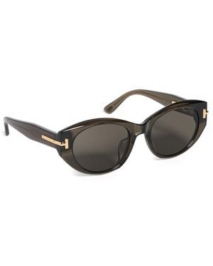 Tom Ford Icon Round Sunglasses - Black