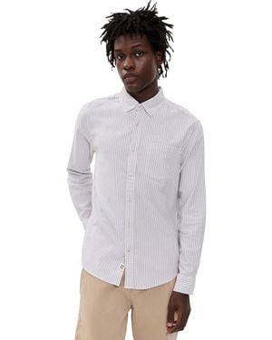 Fair Harbor Salty Oxford Shirt - White