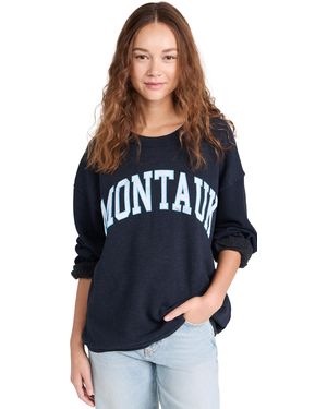 Daydreamer Montauk Bf Crew Sweatshirt - Black