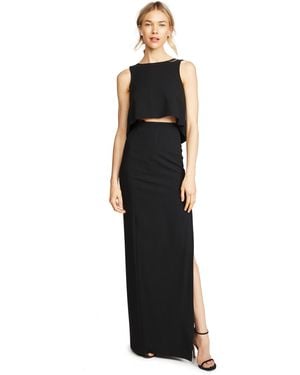 Black Halo Kacie 2 Piece Maxi Dress - Black