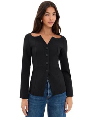 ALIGNE Emily V Blazer - Black
