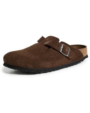 Birkenstock Boston Soft Footbed Tonal Clogs - Brown