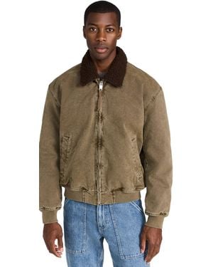 Alex Mill Flight Jacket - Brown