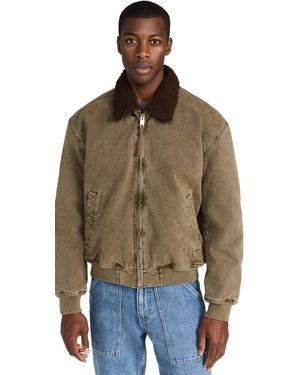 Alex Mill Flight Jacket - Brown