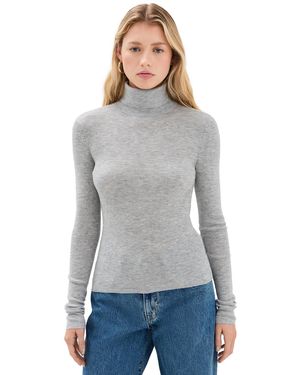 FAVORITE DAUGHTER Amelia Long Sleeve Top - Grey