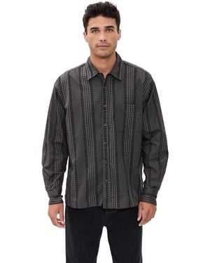 Bather Fringe Leisure Shirt - Black