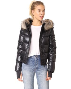Sam. Skyler Quilted Bomber - Black