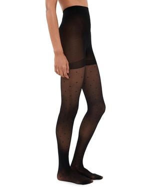 Polo Ralph Lauren Swiss Dot Tights - Black