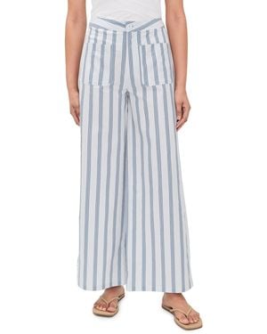 The Tiny Big Sister Retro Stripes Pants - Black