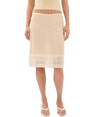 With Jean Kayla Skirt - Natural