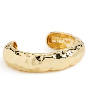 Lelet Hammered Arch Cuff Bracelet - Metallic