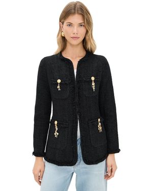 LoveShackFancy Adrina Jacket - Black