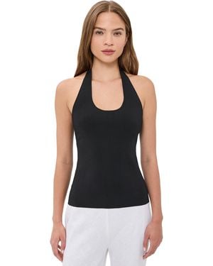Theory Halter Tank Top - Black