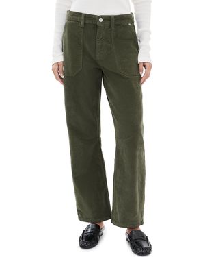 Warp & Weft Bna Corduroy Soft Curve Pants - Green