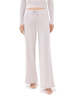 SABLYN Adler Relaxed Pull On Straight Leg Pants - White