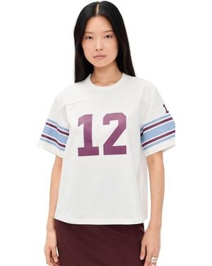 Sea Finnley Football T-Shirt - White