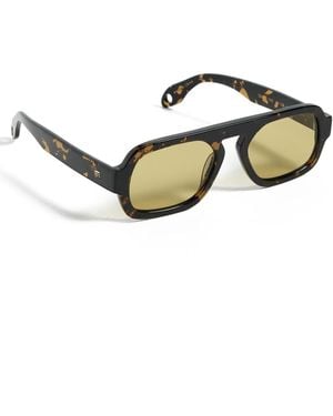 Elisa Johnson Jane Mini Sunglasses - Black