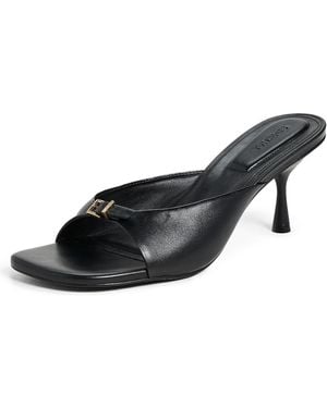 Jonathan Simkhai Carey Leather Mules - Black