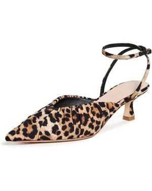 Loeffler Randall Rio Smocked Kitten Heels - Black