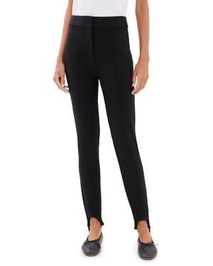 Veronica Beard Landren Stirrup Pants - Black