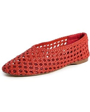 Sam Edelman Shira Woven Flats - Red