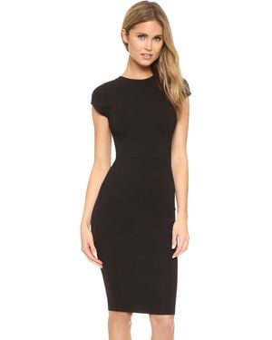 Ali & Jay Zip Back Ponte Sheath Dress - Black