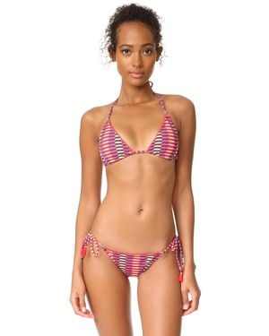 Heidi Klum Catalina Kisses Triangle Top - Multicolor
