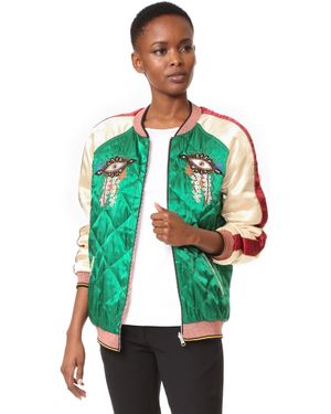 Scotch & Soda Reversible Bomber Jacket - Multicolour