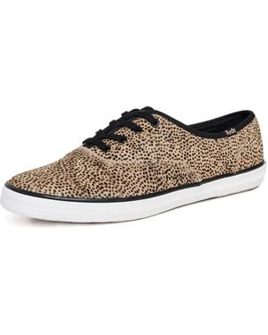 Keds Champion Calf Hair Sneakers - Black