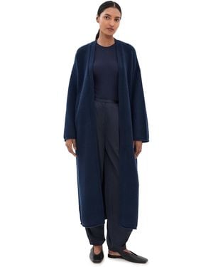 SABLYN Toma Slouchy Duster Cashmere Cardigan - Blue
