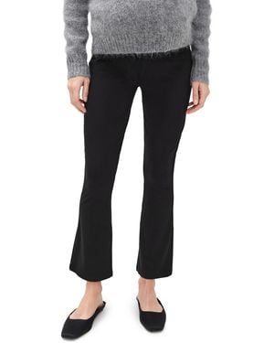 HATCH The Bodyflex Crop Flare Maternity Leggings - Black