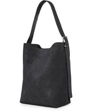 Madewell Essentials Bucket Tote Suede - Black