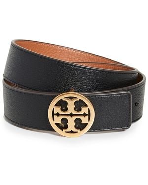 Tory Burch 1.5" Miller Reversible Belt - Black