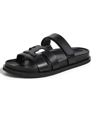 Tory Burch Ines Sport Slides - Black