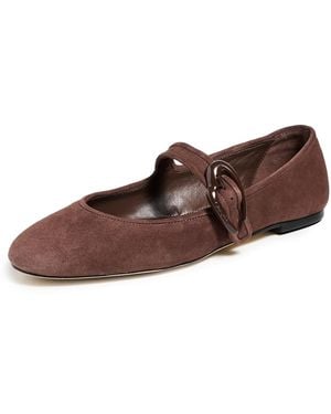 Larroude Verona Ballet Flats - Brown