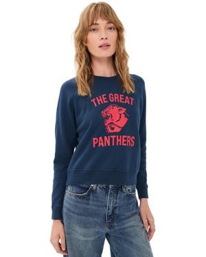 The Great The Fleece Growling Panther Rookie Sweatshirt - Blue