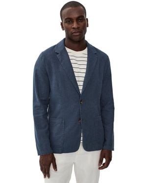 Marine Layer Hemp Blazer - Blue
