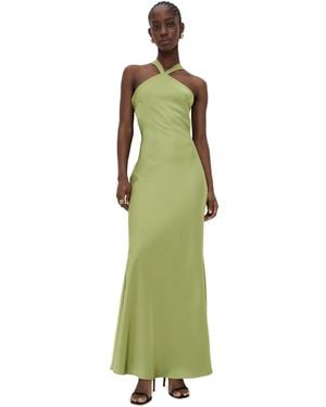 Runaway the Label Chara Low Cross Back Maxi Dress - Green