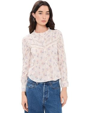 LoveShackFancy Miah Top - White