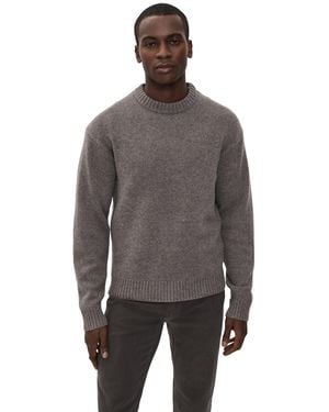 FRAME Cashmere Crewneck Sweater - Brown