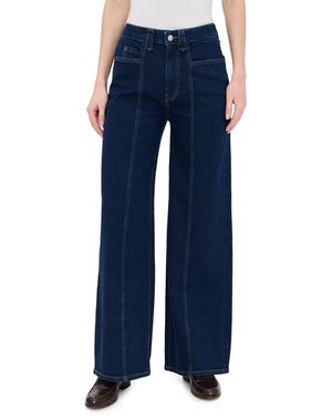 Warp & Weft Nce Wide Leg Jeans - Blue