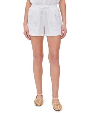 Splendid Cayden Embroidered Short - White