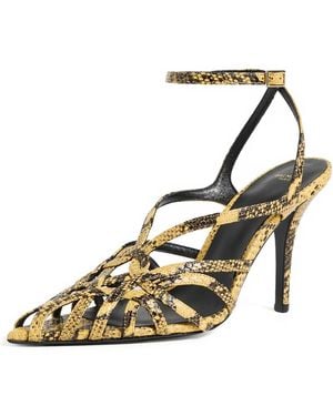 Balmain Sandal Cage Heels - Black