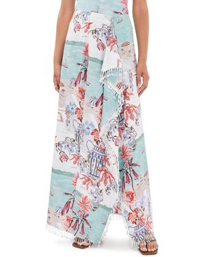 Isla & White Monroe Silk Skirt - Multicolor