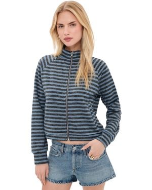 Lioness Bloom Knit Jacket - Blue