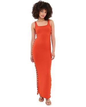 Palmacea Awa Shell Dress - Red