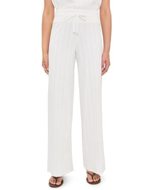 Splendid X @Cellajaneblog Wide Rib Flare Pants - White