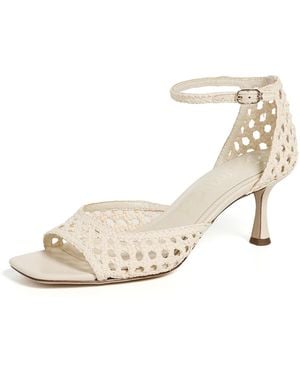 Sam Edelman Peyton Kitten Heel Sandals - White