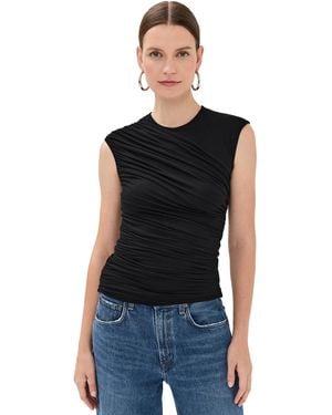 Agolde Ester Twist Tank - Black