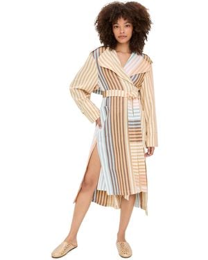 Marrakshi Life The Trench Shirt Dress - Natural